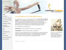 Tablet Screenshot of gyrotonic-freiburg.de